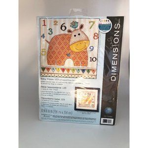 Baby Hippo 123 Cross Stitch By Dimensions